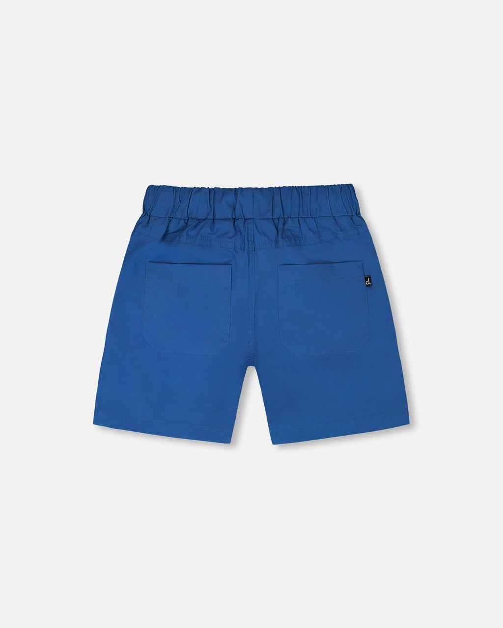Parachute Shorts With Patch Pockets Dark Blue