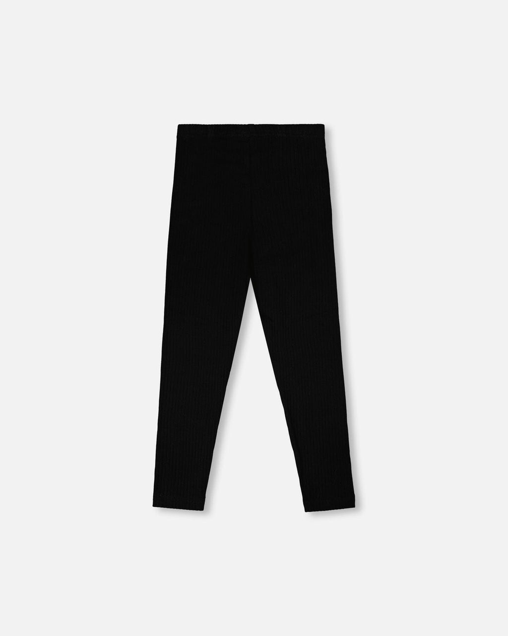 Full-Length Rib Leggings Black