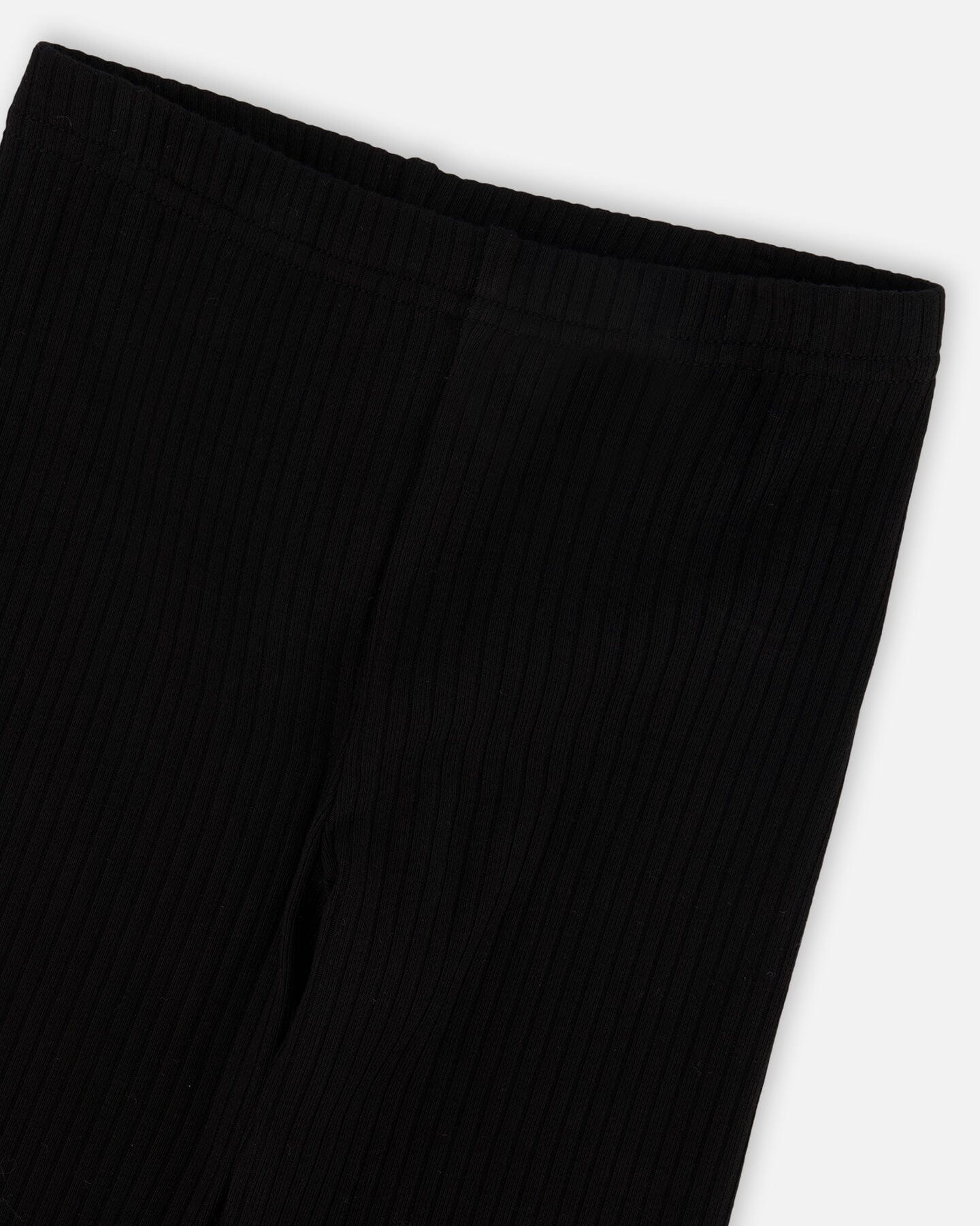 Full-Length Rib Leggings Black